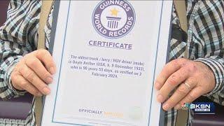 Phillipsburg man recognized as oldest truck driver in the world