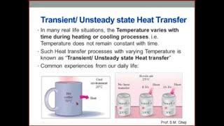 HT Lect.  25  Unsteady state heat transfer - Introduction 1