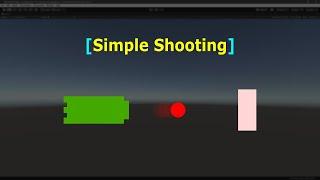 Simple Shooting  2D  Bullets  Unity Game Engine