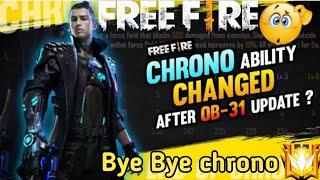 Chrono ability change after update new advance server in free fire #short #shorts #raistar #trending