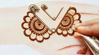 Letest Easy Backhand Mehndi designSimple Mehndi ke designMehndi designMehndi designमेंहदी