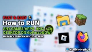 *WORKING 2024* How to RUN ANY GAMESAPPS on GeForceNOW 