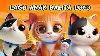 ANAK KUCING MEONG MEONG - TIGA KUCING LUCU DAN LAGU ANAK ANAK LAINNYA  LAGU ANAK INDONESIA TERBARU