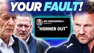 Jos Verstappen RAGES At Christian Horner As VICIOUS Feud ESCALATES