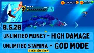 Hungry Shark Evolution M0Dapk 8.5.28  Unlimited Money - God mode - Infinite stamina