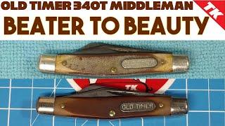 Old Timer 34OT Middleman Pocket Knife - Beater to Beauty