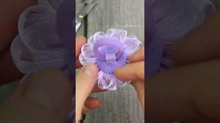 Воздушный цветок #Shorts #diy #bow #flowers