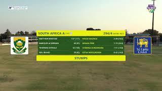 Live Cricket  South Africa A vs Sri Lanka A  1st Unofficial Test  Day 1