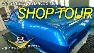 Muscle Car Restoration Shop Tour at the V8 Speed and Resto Shop