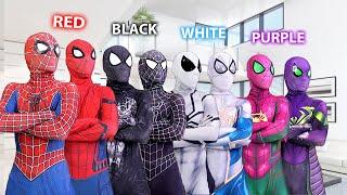 PRO 6 Spider-Man Bros vs ALL Color Day Compilation  1 Hour by FLife TV 