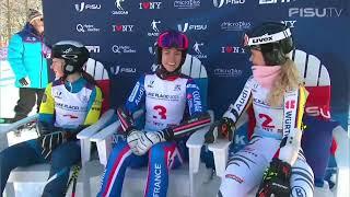 Womens Alpine Skiing Combined Super-G  2023 Winter World University Games