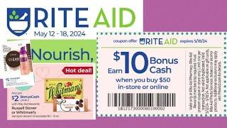 Rite Aid AD SCAN - May 12 - 18 2024 - Earn $10 BC wyb $50 - @patel7ravi7