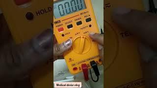 MECO 801 multimeter How to use multimeter  Basic Multimeter