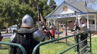 “Fight for Ukraine” Buhurt Fundraiser in San Luis Obispo California - Knights Fighting Promo Video