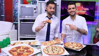 Pizza casera con pollo  Receta del día en VLT con Oscar Pintos