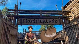 Disneyland Paris - Eine Tour durch das Frontierland  Attraktionen Restaurants Shops und Shows 