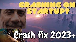 Rust crashingcrashing on startup fix 2023+