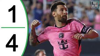 MESSI Double Goals - New England vs Inter Miami 1-4 Highlights & Goals 2024