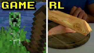 Wie gut ist ein Holzschwert aus Minecraft im Reallife?