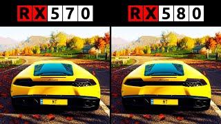 RX 570 vs RX 580 — Video Test in 7 Games