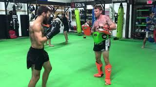 Tyler Linnehan Padwork for his recent Title Fight Victory