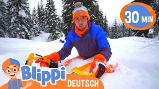 Blippi Deutsch - Lernt etwas über Schneemobile  Abenteuer und Videos für Kinder