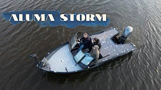 Как мы подготовили лодку для рыбалки  Тюнинг ALUMA STORM 517