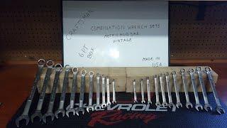 CRAFTSMAN vintage USA 6 point box combo wrench setsany of you guys got them V^ symbol?join in.