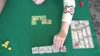 Каркассон-играем в настольную игру board game Carcassonne