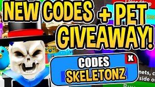 UPDATE 20 NEW CODES AND SKELETON PET GIVEAWAY Roblox Magnet Simulator