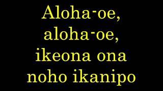 Aloha Oe Lyrics