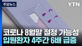 코로나 입원환자 4주간 6배 급증...65세 이상이 65%  YTN