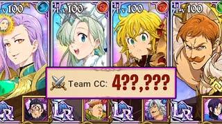 HOW MUCH CC??????? FULL LR TEAM IN GRAND CROSS PVP LEGENDARY RARE SQUAD SHOWCASE