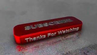 Subscribe Outro Like Comment Share & Subscribe Video 3D Animation - Thanks for Watching video 3D