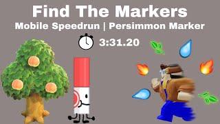 Persimmon Marker Mobile Speedrun  331.20  Find The Markers