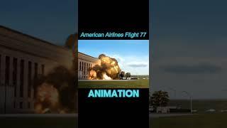 Plane crashes Animation vs Real life Part 3 #shorts #viral #planecrash #Flight