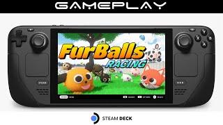 FurBalls Racing Gameplay Steam Deck