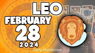 𝐋𝐞𝐨  𝐆𝐎𝐃 𝐃𝐎𝐄𝐒 𝐍𝐎𝐓 𝐀𝐁𝐀𝐍𝐃𝐎𝐍 𝐀 𝐌𝐈𝐑𝐀𝐂𝐋𝐄 𝐅𝐎𝐑 𝐘𝐎𝐔 𝐇𝐨𝐫𝐨𝐬𝐜𝐨𝐩𝐞 𝐟𝐨𝐫 𝐭𝐨𝐝𝐚𝐲 FEBRUARY 28 𝟐𝟎𝟐𝟒 #tarot #zodiac