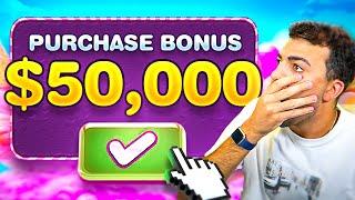 THE $50000 BONUS BUY SESSION ON SWEET BONANZA MASSIVE