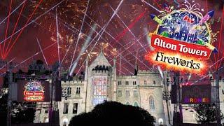 Alton Towers Fireworks Spectacular 2022 vlog  Drone show nemesis and more 