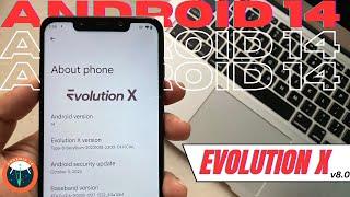 Evolution X v8.0- Official  Android 14 ROM  ft. Poco F1  Full Installation Guide  TechitEazy