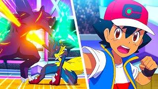 ASH VS CYNTHIA - Full Battle  Pokemon AMV