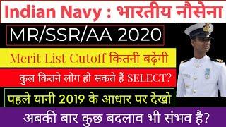 Indian Navy SSR AA MR Merit List Update  Total CUTOFF  According to Cutoff and Select List 2019