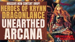 Biggest UA Ever? Heroes of Krynn Unearthed Arcana Breakdown Discussion & Review