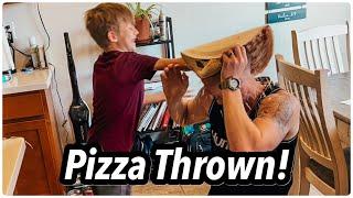 Kid throws PIZZA in Dads Face  Cousin Temper Tantrum  Oh Shiitake Mushrooms Parody