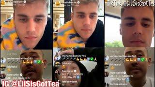 JUSTIN BEIBER GOES LIVE ON INSTAGRAM AND INTERVIEW FANS ON THE CORONAVIRUS