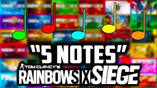 Rainbow Six Siege 5 Notes Motif Launch - Demon Veil