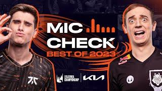 Best of 2023  Kia Mic Check  2023 LEC Season