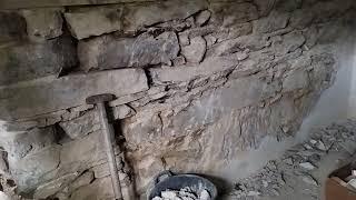 Irish Stone Cottage Restoration - Revealing an original Fireplace