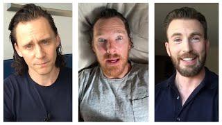 Marvel Cast During Quarantine Part 25  Chris Evans Tom Hiddleston Benedict Cumberbatch